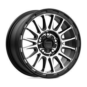 KMC KM542 IMPACT 6X135 17X8.5 +0 SATIN BLACK MACHINED