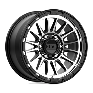 KMC KM542 IMPACT 6X114.3 17X9 +18 SATIN BLACK MACHINED