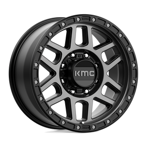 KMC KM544 MESA 8X165.1 17X9 -12 SATIN BLACK WITH GRAY TINT