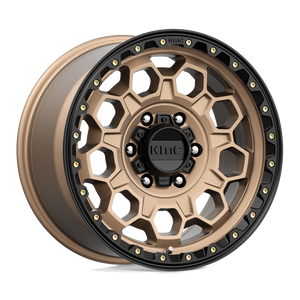 KMC KM545 TREK 6X139.7 17X9 +18 MATTE BRONZE WITH BLACK LIP