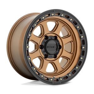 KMC KM548 CHASE 6X139.7 20X9 +18 MATTE BRONZE WITH BLACK LIP