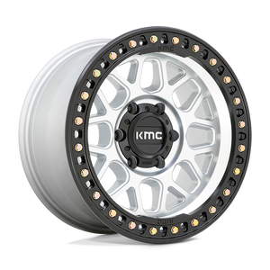 KMC KM549 GRS 6X114.3 17X9 +18 MACHINED WITH SATIN BLACK LIP