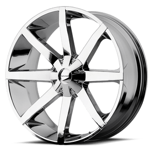 KMC KM651 SLIDE 5X115/5X120 22X9.5 +15 CHROME