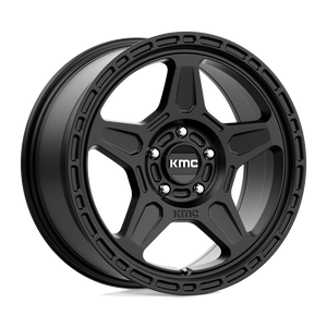 KMC KM721 ALPINE 5X100 17X8 +38 SATIN BLACK