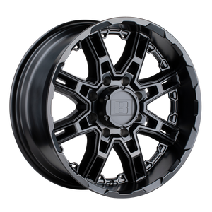 Level 8 SLINGSHOT 5X114.3 17X8.5 -10 MATTE BLACK