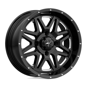 MSA Offroad Wheels M26 VIBE 4X156 16X7 +0 MILLED GLOSS BLACK