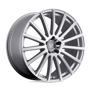 Mandrus ROTEC 5X112 18X8.5 +43 SILVER W/ MIRROR CUT FACE