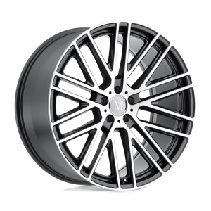 Mandrus MASCHE 5X112 18X9.5 +30 GLOSS GUNMETAL W/ MIRROR CUT FACE