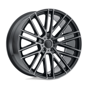 Mandrus MASCHE 5X112 19X8.5 +32 SEMI GLOSS BLACK W/ MIRROR CUT FACE