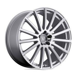 Mandrus ROTEC 5X112 19X9.5 +25 SILVER W/ MIRROR CUT FACE