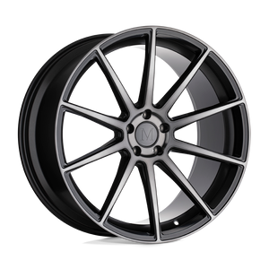 Mandrus KLASS 5X112 20X10 +35 GLOSS GUNMETAL W/ MACHINED TINTED FACE