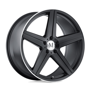 Mandrus ESTRELLA 5X112 20X9 +32 MATTE BLACK W/ MACHINED LIP