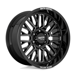 Moto Metal MO802 6X135 22X10 -18 GLOSS BLACK MILLED