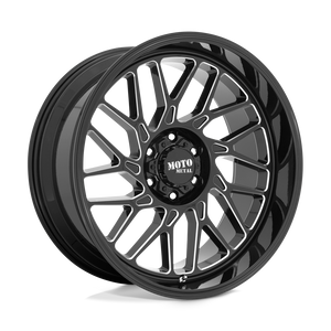 Moto Metal MO805 8X165.1 20X10 -18 GLOSS BLACK MILLED