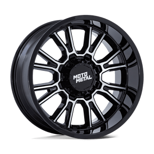 Moto Metal MO810 LEGACY BLANK 20X10 -18 GLOSS BLACK MACHINED