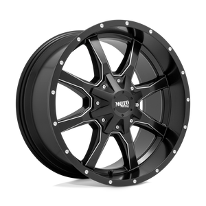 Moto Metal MO970 8X180 20X12 -44 SEMI GLOSS BLACK MILLED