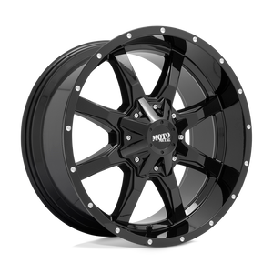 Moto Metal MO970 6X135/6X139.7 20X9 +0 GLOSS BLACK WITH MILLED LIP