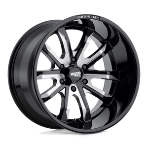 Moto Metal MO983 DAGGER 6X139.7 20X9 -12 GLOSS BLACK MILLED