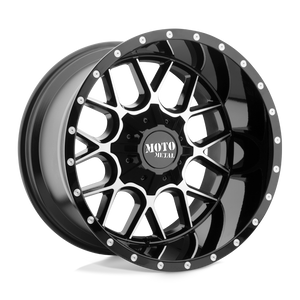 Moto Metal MO986 SIEGE 8X180 20X9 +0 GLOSS BLACK MACHINED