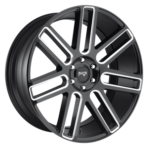 Niche 1PC M096 ELAN 5X114.3 22X9 +35 MATTE BLACK MILLED