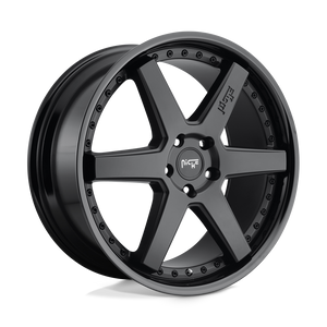 Niche 1PC M192 ALTAIR 6X139.7 24X10 +30 GLOSS BLACK MATTE BLACK