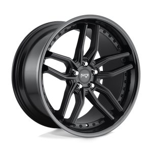 Niche 1PC M194 METHOS 5X114.3 20X10 +40 GLOSS BLACK MATTE BLACK