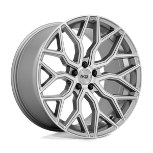 Niche 1PC M265 MAZZANTI 5X112 20X10.5 +40 ANTHRACITE BRUSHED TINT CLEAR