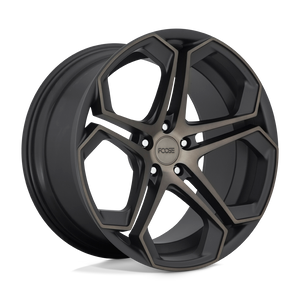 Foose 1PC F168 IMPALA 5X114.3 20X9 +35 MATTE MACHINED DOUBLE DARK TINT