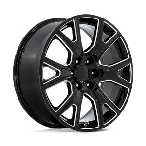 Performance Replicas PR199 6X139.7 22X9 +28 GLOSS BLACK MILLED