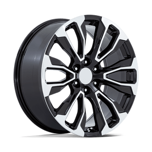 Performance Replicas PR211 6X139.7 26X10 +31 GLOSS BLACK MACHINED FACE