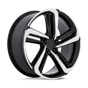 Performance Replicas PR216 5X114.3 18X8 +45 GLOSS BLACK MACHINED