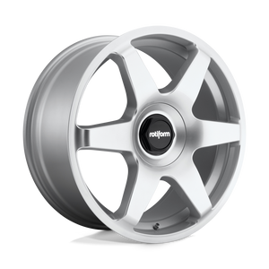 Rotiform 1PC R114 SIX BLANK 19X8.5 +35 GLOSS SILVER
