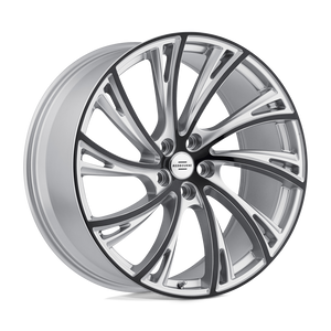 RedBourne NOBLE 5X120 20X9.5 +32 GLOSS TITANIUM W/ GLOSS BLACK FACE