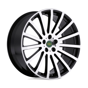 RedBourne DOMINUS 5X120 20X9.5 +32 GLOSS BLACK W/ MIRROR CUT FACE