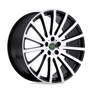 RedBourne DOMINUS 5X120 22X9.5 +32 GLOSS BLACK W/ MIRROR CUT FACE