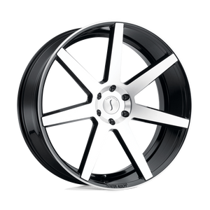 Status JOURNEY 5X115 26X10 +15 GLOSS BLACK W/ MACHINED FACE