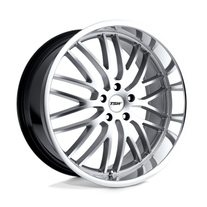 TSW SNETTERTON 5X114.3 17X8 +20 HYPER SILVER W/ MIRROR CUT LIP