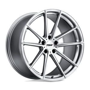 TSW BATHURST 5X114.3 18X9.5 +39 SILVER W/ MIRROR CUT FACE