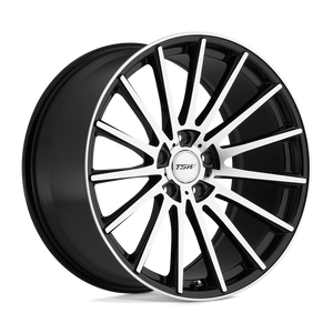 TSW CHICANE 5X114.3 19X8.5 +30 GLOSS BLACK W/ MIRROR FACE