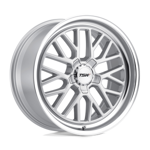 TSW HOCKENHEIM S 5X108 19X8.5 +40 SILVER W/ MIRROR CUT LIP