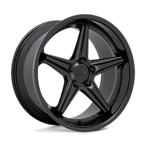 TSW LAUNCH 5X120 19X8.5 +20 MATTE BLACK WITH GLOSS BLACK LIP