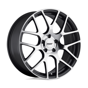 TSW NURBURGRING 5X120 19X9 +20 GUNMETAL W/ MIRROR CUT FACE