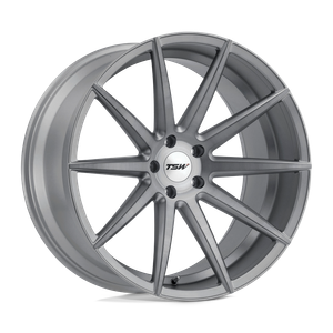 TSW CLYPSE 5X114.3 19X9.5 +20 TITANIUM W/ MATTE BRUSHED FACE