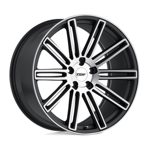 TSW CROWTHORNE 5X114.3 19X9.5 +40 MATTE GUNMETAL W/ MATTE MACHINE FACE
