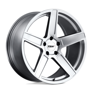 TSW ASCENT 5X112 20X8.5 +32 MATTE TITANIUM SILVER