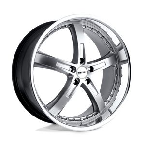TSW JARAMA 5X112 20X8.5 +35 HYPER SILVER W/ MIRROR CUT LIP