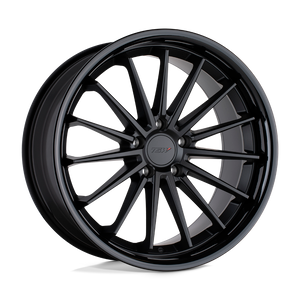 TSW MARINA 5X114.3 20X8.5 +30 MATTE BLACK W/ GLOSS BLACK LIP