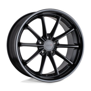 TSW SWEEP 5X114.3 20X8.5 +30 MATTE BLACK W/ GLOSS BLACK LIP