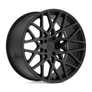 TSW VALE 5X114.3 20X8.5 +40 DOUBLE BLACK - MATTE BLACK W/ GLOSS BLACK FACE