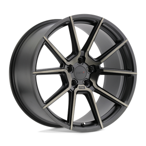 TSW CHRONO 5X112 21X10 +41 MATTE BLACK W/ MACHINE FACE & DARK TINT